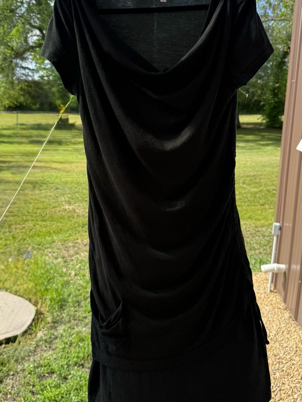 Bench Black Draped Midi Dress - Picture 3 of 7